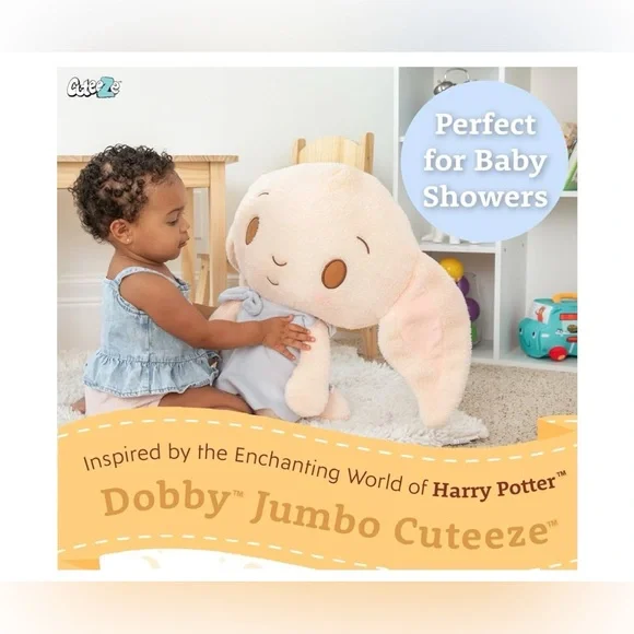 Harry Potter Cuteeze Dobby 25 inches plush toys cuddle for kids chritmas gift - Picture 5 of 7